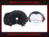 Tachoscheibe für BMW F800 R 2005 bis 2014 Mph zu Kmh
