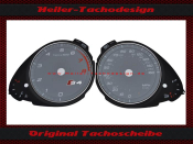 Speedometer Disc Audi S4 2013 160 Mph to 260 Kmh