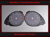Tachoscheiben Audi S4 2013 Mph zu Kmh