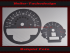 Tachoscheiben für Mini R55 R56 R60 R61 JCW John Cooper Works Design GP 260 Kmh