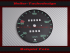 Speedometer Disc for Porsche 912 120 Mph to 200 Kmh 30iger Schritte