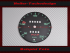 Speedometer Disc for Porsche 912 120 Mph to 200 Kmh 30iger Schritte