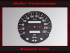 Tachoscheibe für Fiat 124 Spider 140 Mph zu 220 Kmh