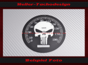 Speedometer Disc for Harley Davidson Road King Classic FLHRI 2004 to 2007 without ABS Ø100 Mph to Kmh