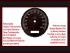 Speedometer Disc for Harley Davidson Road King Classic FLHRI 2004 to 2007 without ABS Ø100 Mph to Kmh