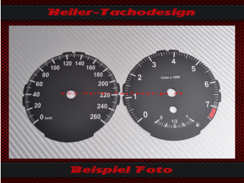Speedometer Disc for BMW E81 E82 E84 E87 E88 1er 260 Kmh Petrol