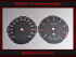 Tachoscheiben für BMW E81 E82 E84 E87 E88 1er 260 Kmh 7500 UPM