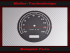 Tachoscheibe für Harley Davidson Softail FLSTSB Cross Bones 2008 bis 2011 Ø100 Mph zu Kmh