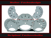 Speedometer Discs for Porsche 911 997 Turbo S Switch 225 Mph to 350 Kmh