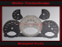 Speedometer Discs for Porsche 911 997 Turbo S Switch 225 Mph to 350 Kmh
