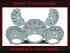 Speedometer Discs for Porsche 911 997 Turbo S Switch 225 Mph to 350 Kmh