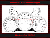 Tachoscheiben für Porsche 911 997 Turbo S Tiptronic...