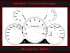 Speedometer Discs for Porsche 911 997 Turbo S PDK 225 Mph to 350 Kmh