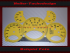 Speedometer Discs for Porsche 911 997 Turbo Tiptronic 225 Mph to 350 Kmh