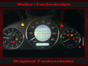 Tachoscheibe für Mercedes W209 CLK Benzin Mph zu Kmh