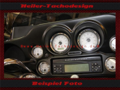 Speedometer Disc for Harley Davidson E Glide FLHT 2005 Ø80 Mph to Kmh