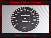 Tachoscheibe Mercedes W107 R107 560 SL elektronischer...