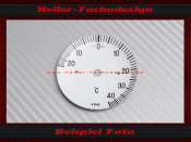 Aluminum Temp Display Mercedes SL R107 W107 Degrees...