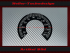 Speedometer Sticker for Harley Davidson Night Train FXSTB 2003 to 2007 Ø100 Mph to Kmh