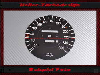 Speedometer Disc for Mercedes W107 R107 300 SL electronic Speedometer Mph to Kmh