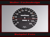 Speedometer Disc for Mercedes W107 R107 300 SL electronic Speedometer Mph to Kmh