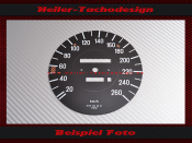 Tachoscheibe für Mercedes W107 R107 380 SL...