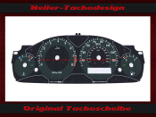 Tachoscheibe für Jaguar X Type 2002 V6 Mph zu Kmh