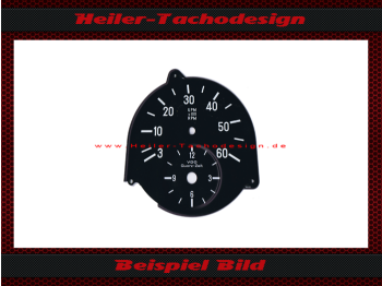 Drehzahlmesser Scheibe für Mercedes SL W107 R107 W116 mit Uhr - 2
