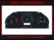 Speedometer Disc for Jaguar XKR to 2005 XK100 XJ XJR to 2002 X308 180 Mph to 280 Kmh