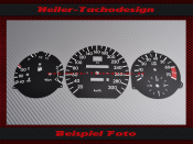 Speedometer Discs for Mercedes W124 AMG E Class 300 Kmh - 1