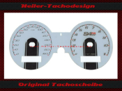 Speedometer Sticker for Ducati S4R 160 Mph to 260 Kmh