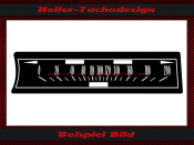 Speedo Sticker Chevrolet Impala SS 1965 120 Mph to 200 Kmh