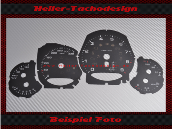 Speedometer Discs for Porsche 911 991 PDK 2013 200 Mph to 330 Kmh