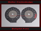 Tachoscheiben für BMW K1200GT 170 Mph zu 280 Kmh...