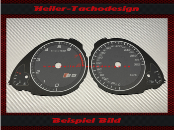 Speedometer Disc for Audi S5 8T 2011 200 Mph to 320 Kmh