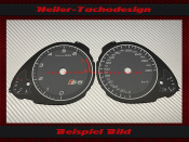 Speedometer Disc for Audi S5 8T 2011 200 Mph to 320 Kmh