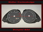 Speedometer Disc for Audi S5 8T 2011 Mph to Kmh