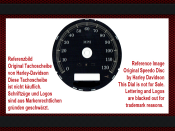 Speedometer Sticker for Harley Davidson E Glide Classic 2005 Ø80 Mph to Kmh