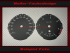 Tachoscheiben für BMW E81 E82 E84 E87 E88 1er 260 Kmh 5500 UPM