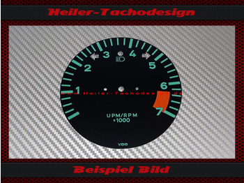 Drehzahlmesser Scheibe für Porsche 911 930 7 UPM RPM x1000