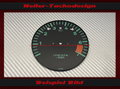 Tachometer dial for Porsche 911 930 7000 UPM UPM/RPM x1000