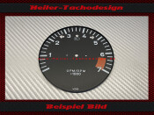 Tachometer wheel Porsche 911 930 UPM/RPM x1000