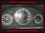 Tachoscheibe Mercedes CLS 63 AMG Black Series MPH zu KMH