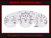 Tachoscheibe für Mercedes W170 SLK Modell 2000 Facelift 160 Mph zu 260 Kmh