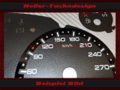 Tachoscheiben für Audi RS4 B7 2007 200 Mph zu 330 Kmh