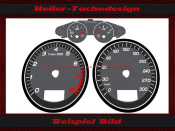 Tachoscheiben für Audi S3 8P Mph zu Kmh