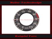 Speedometer Sticker for Mercedes W198 300SL Tacho