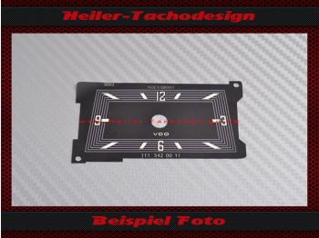 Uhr Zifferblatt für Mercedes W111 große Heckflosse W112 Heckflosse