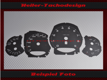 Speedometer Discs for Porsche 911 991 Switch 2013 200 Mph to 330 Kmh