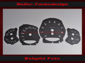 Tachoscheibe Porsche 911 991 Schalter Bj.2013 Mph zu Kmh